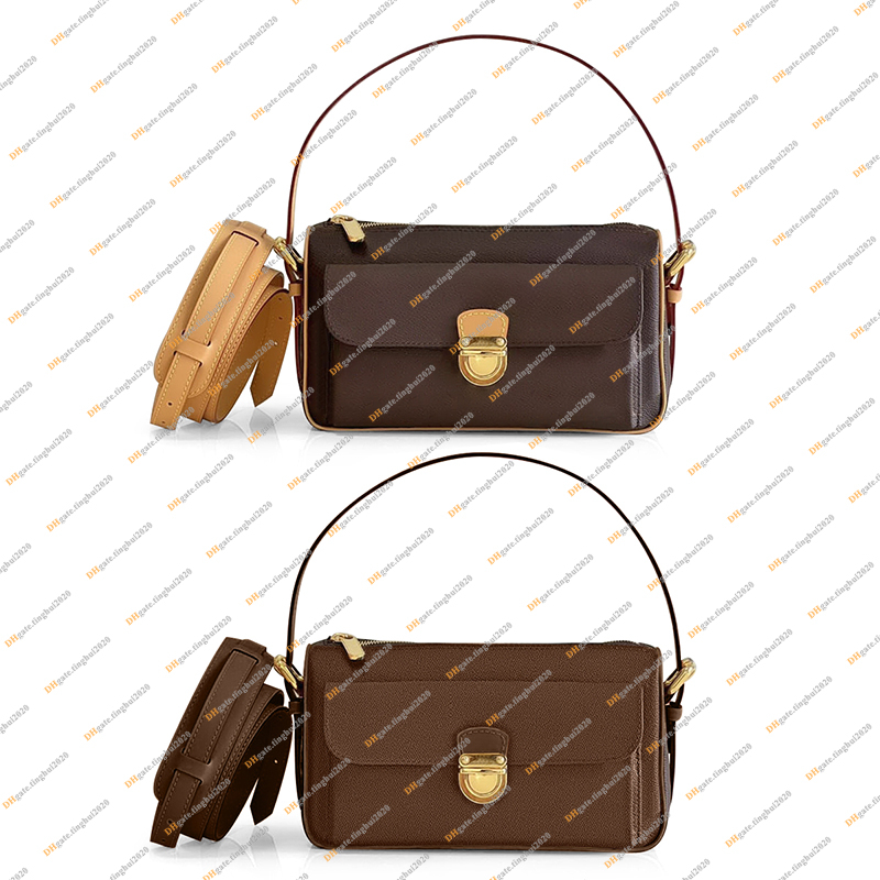 Ladies Fashion Casual Designe Luxury Vintage Totes Handbag Shoulder Bag Underarm Pouch Crossbody Messenger Bags TOP Mirror Quality M60006 N60006 Purses