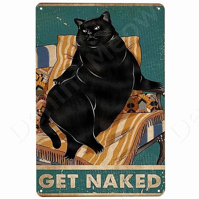 Sewing Because Murder is Wrong Vintage Tin Signs Cat and Wine Metal Sign Funny Cat Signs for Home Garden Decor Cat Lovers Gift Pet House Wall Painting