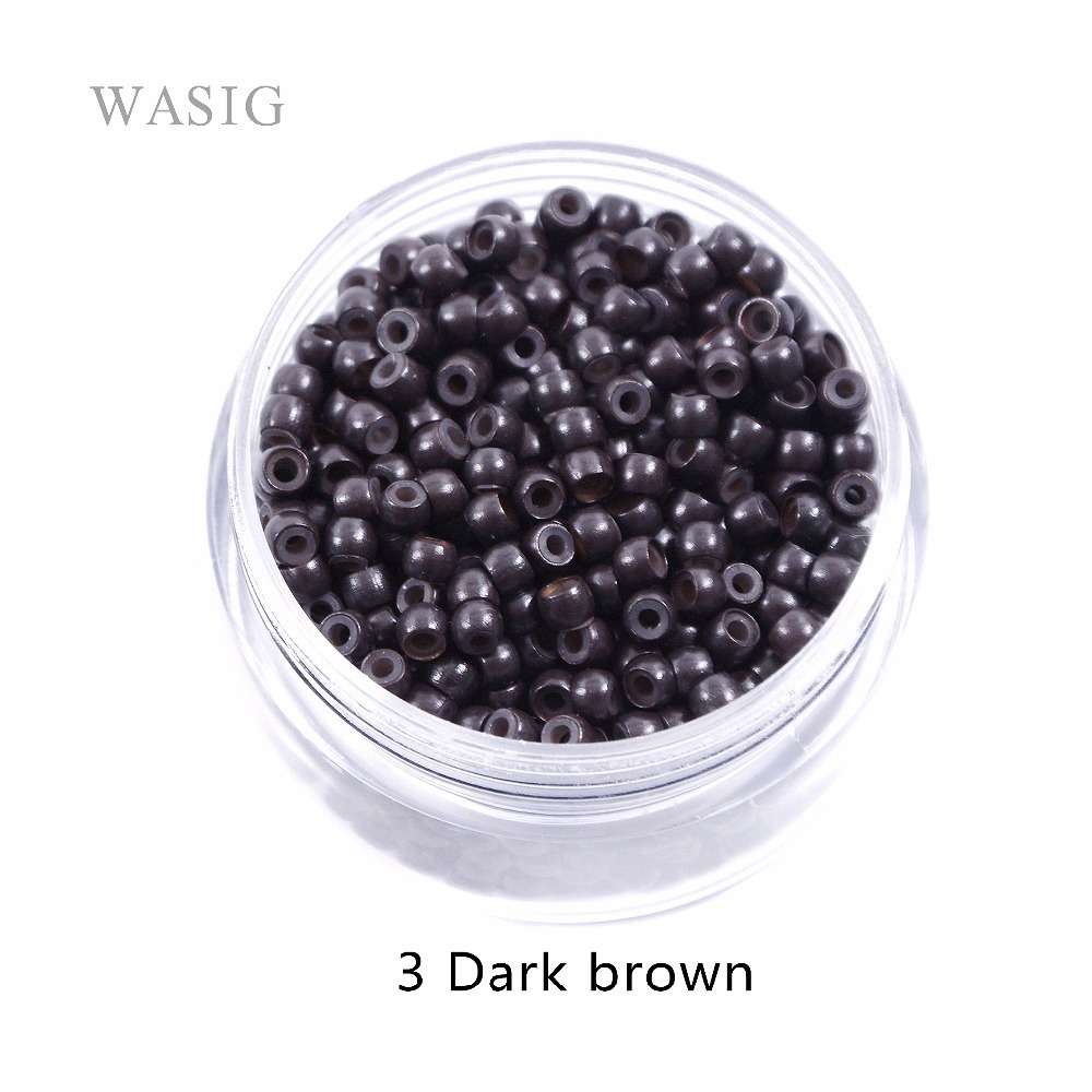 Microbeads 1000pcs 3.0mm Silicone Nano Rings For Nano Rings Tip Remy Human Hair Extensions In Seven Different Colors 230811