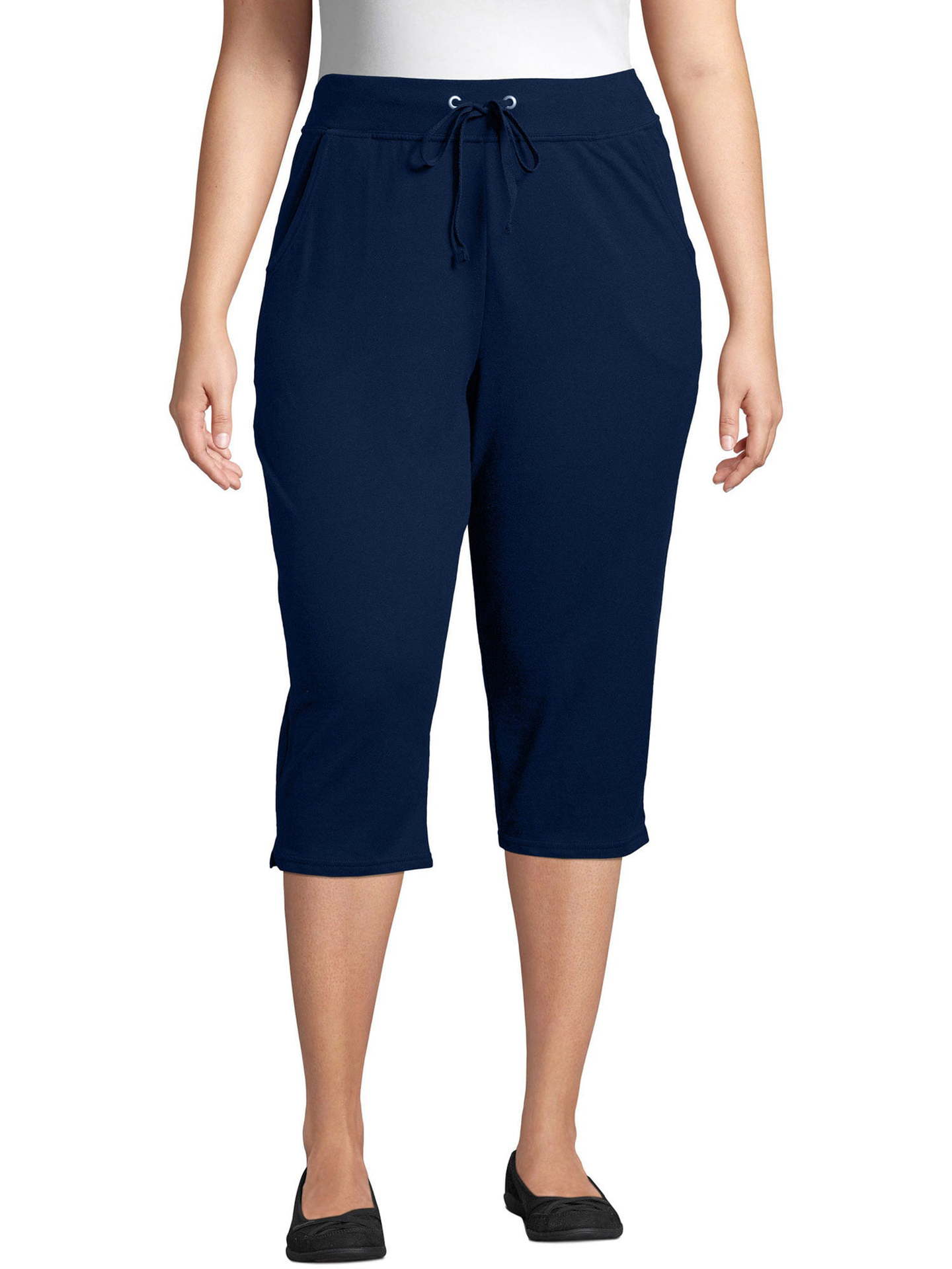 Women's Men Unisex Plus Size Pants Capri Pants Lantern Shape Vertical Pocket Couple Trouser Loose Casual Fashion Women Solid Color Bloomers For H