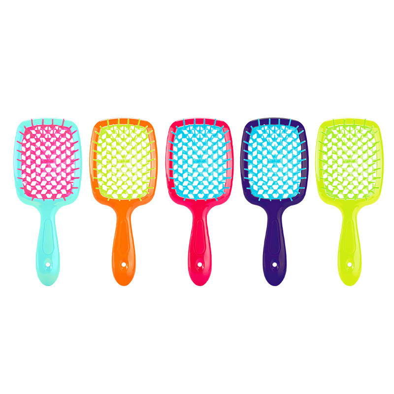 Tangled Hair Comb Detangling Hair Brush Massage Combs Hollow Out Wet Curly Hair Brushes Barber Comb Salon Hair Styling Tools