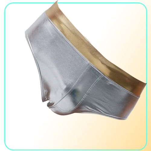 Gold Silver Swimwear Men Waterproof Swimming Trunks Surf Shorts Gay Bikinis Beach Sexy Swim Brief Swimsuits9189816