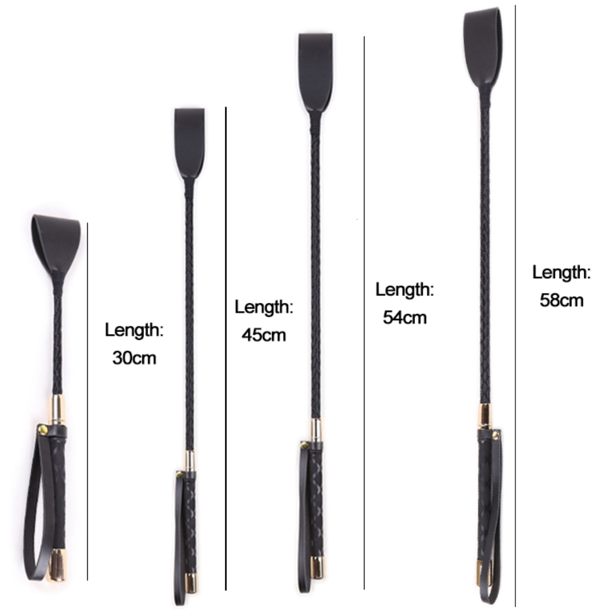 Bondage 3060CM Black PU Leather Spanking Paddle Long Whip Flirting Slave BDSM Flogger Sex Toys For Woman G Spot Shop 230811