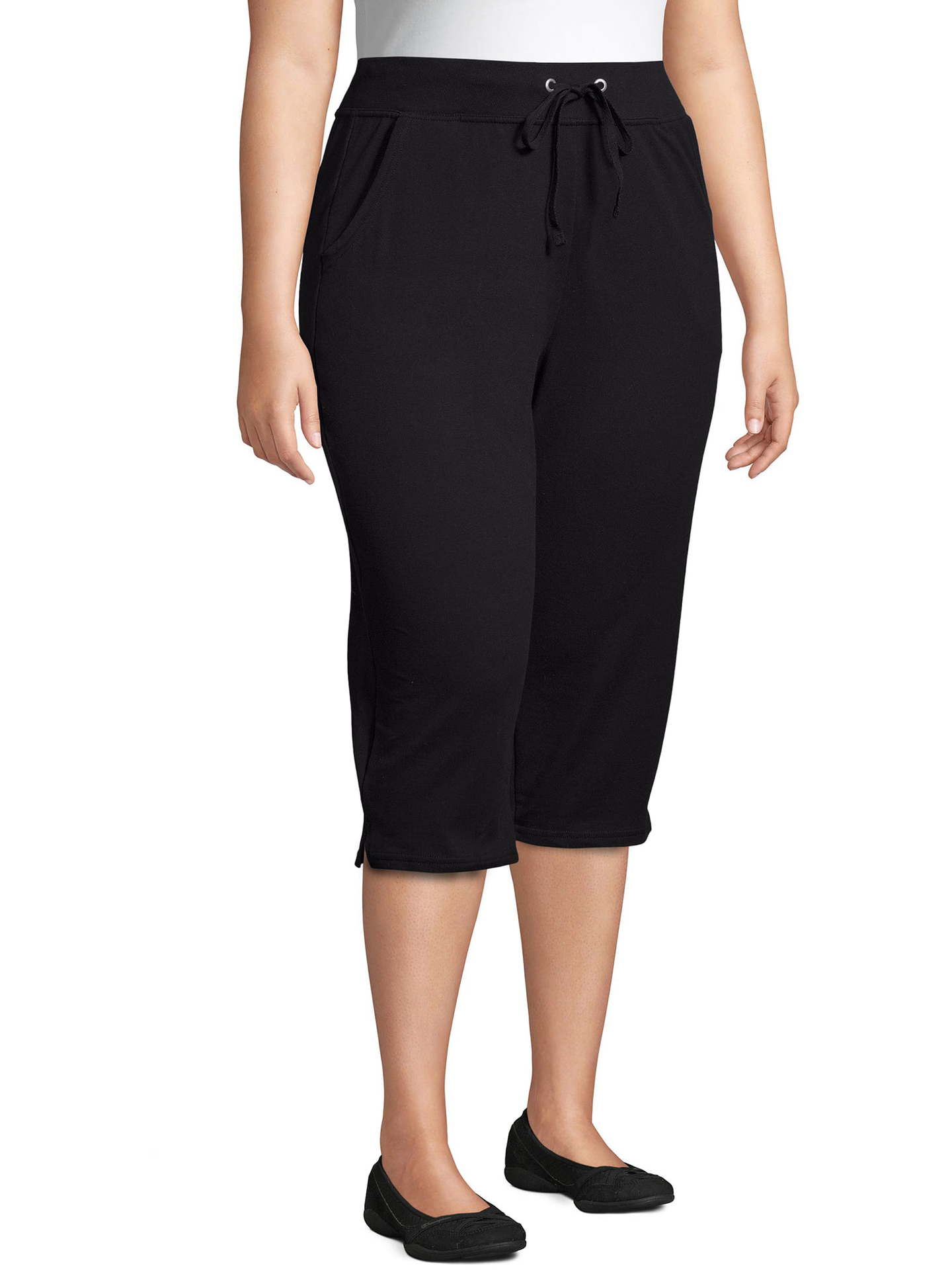 Women's Men Unisex Plus Size Pants Capri Pants Lantern Shape Vertical Pocket Couple Trouser Loose Casual Fashion Women Solid Color Bloomers For H