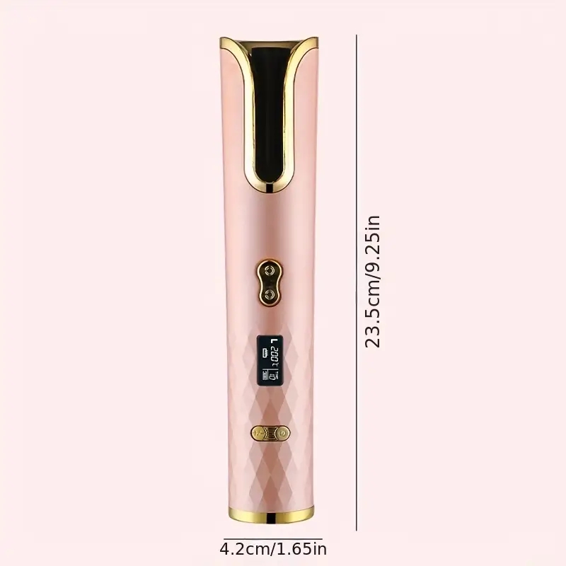 Rechargeable, Wireless Hair Curler: Portable, Multifunctional, and Fully Automatic for Home or Travel!