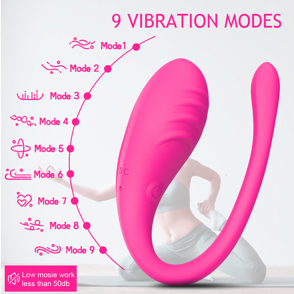 Vibrators 9 Speed APP Controlled Vaginal G Spot Anal Vibrating Egg Massager Wearable Stimulator Adult Sex Toys for Women Couples 230811