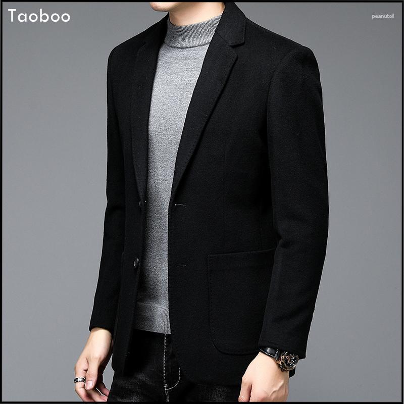 Men's Wool Suits, Business Trench Coat, Classic Style Blazers B4