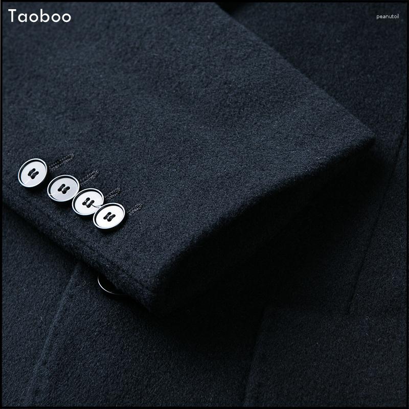 Men's Wool Suits, Business Trench Coat, Classic Style Blazers B4