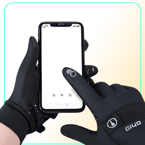 Cycling Gloves Winter Warm Outdoor Sports Touch Sn Cold Weather Waterproof Snowboard Ski And Snow Hand Cover For Men Women