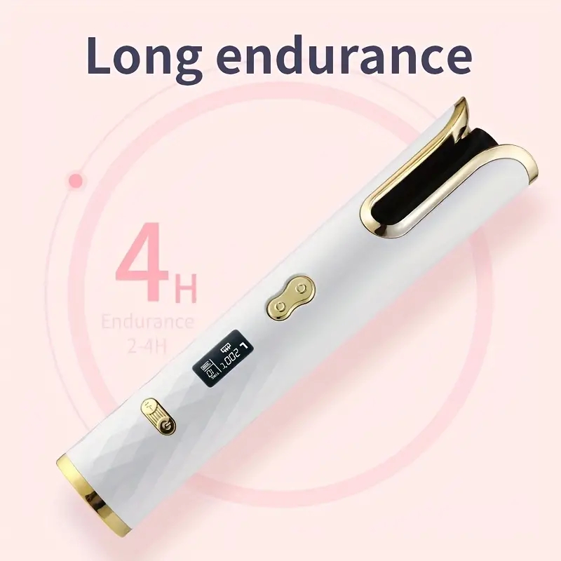 Rechargeable, Wireless Hair Curler: Portable, Multifunctional, and Fully Automatic for Home or Travel!