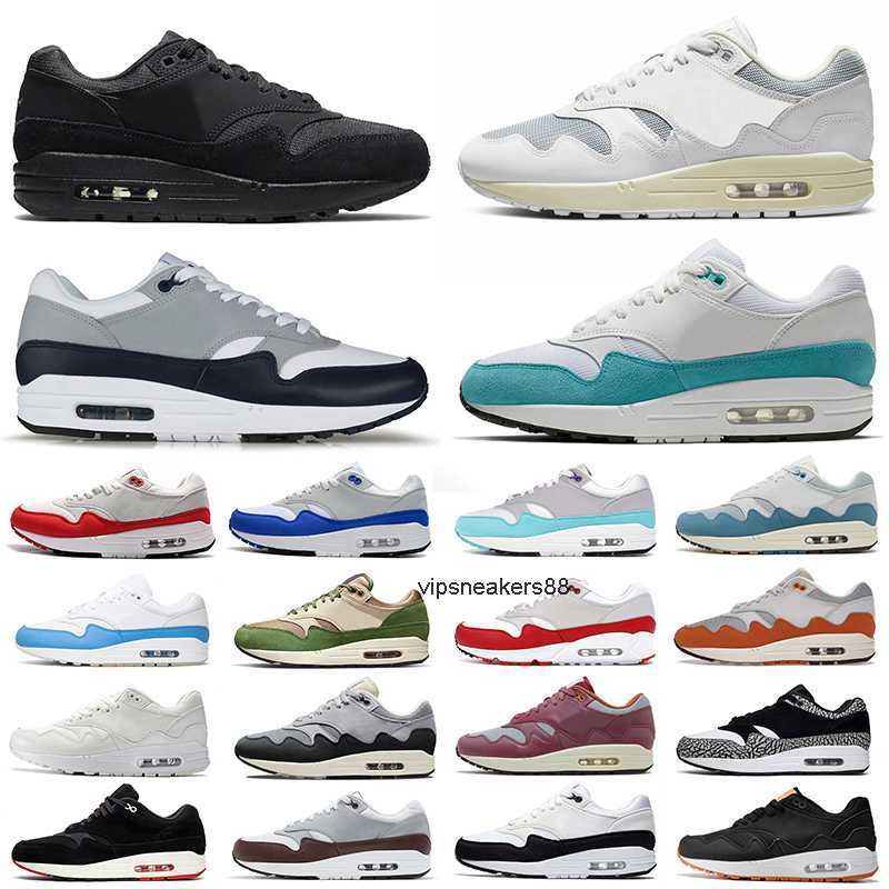 mens running shoes 1 87 White Gum Sean Wotherspoon Sport Red Patta Waves Noise Aqua Rush Maroon sneakers men women outdoor sports trainers walking jogging