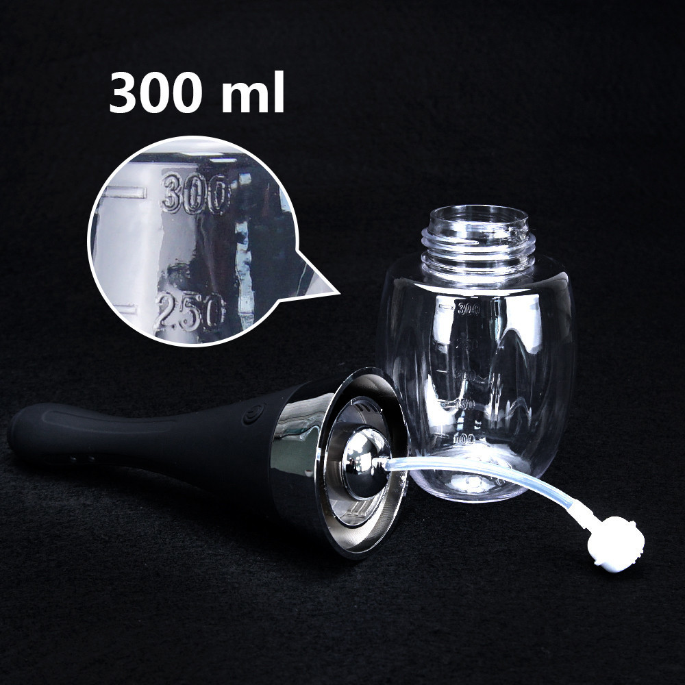 Anal Toys Vagina Anal Cleaner Rubber Anus Shower Health Washing Tool 3 Speeds Electric Enema Cleaning Container for Men Women 230810