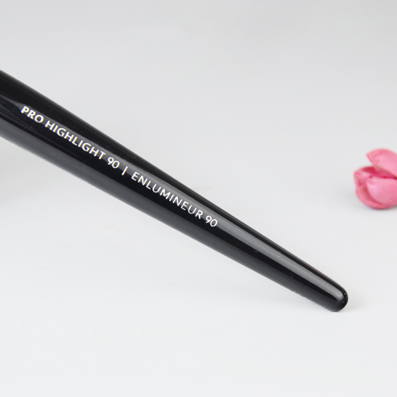 BLACK Highlight Makeup Brush No 90 - Round Soft Synthetic Hair Powder Blush Highlighting Cosmetic Brush z250527TH5H