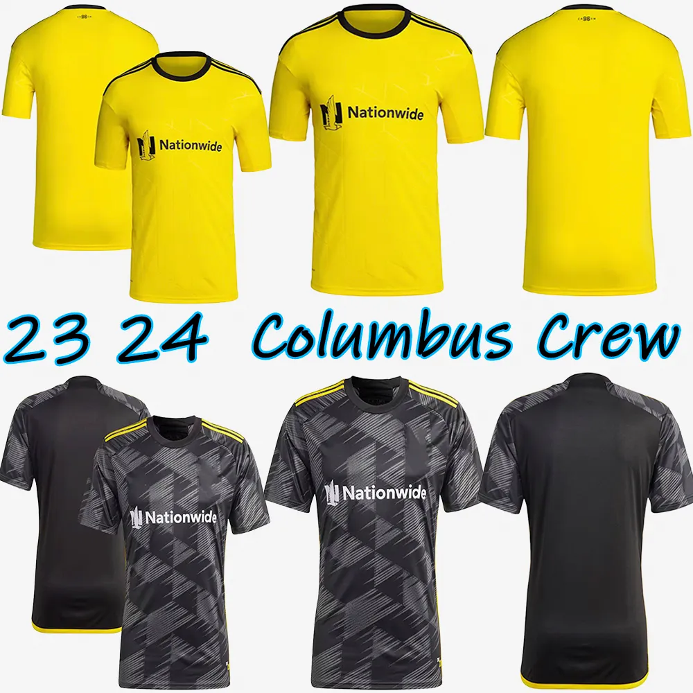 22 23 24 Columbus SOCCER JERSEYS Crew HOME yellow 2022 2023 2024 Jonathan Nagbe Zardes Zelarayan football shirts top fans player version top thailand