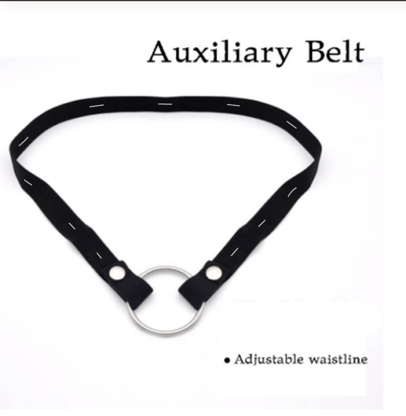 Chastity Devices 18Male Cage Antioff Device Elastic Band Auxiliary Belt ONLY Adjustable Ring Underwear Rope Les Scrotum Rings Sex Toys 230811