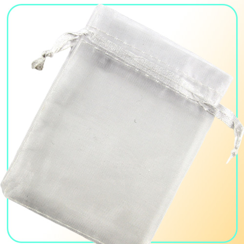 500pcs Eyelash Organza Drawstring Pouches Jewelry Party Wedding Favor Gift Bags 7 x 9 cm28 x 35 inches