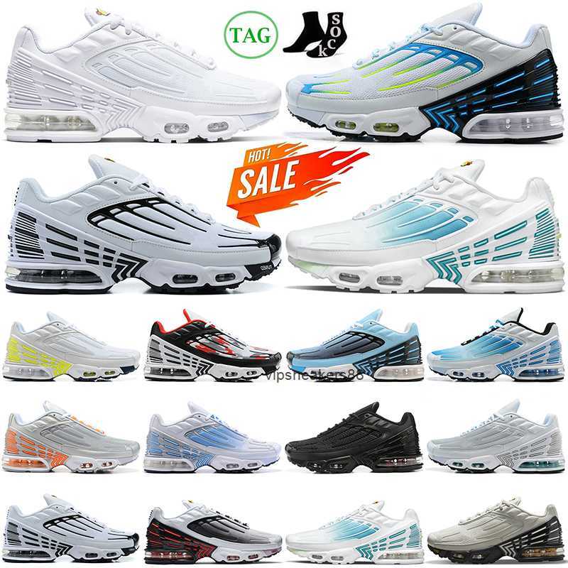 2025 fashion tn plus 3 tuned running shoes des chaussure men women Laser Blue Aqua Volt Triple White Grey Light Bone Yellow mens trainers tns outdoor sports sneakers