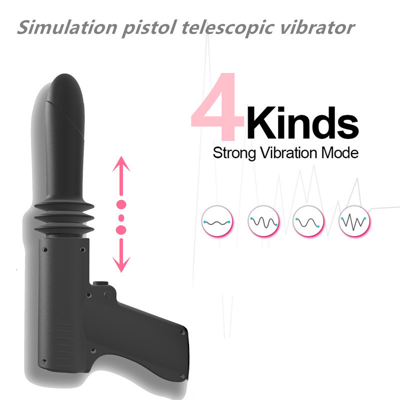 Adult Toys Dildo AV Vibrator Telescopic Sex Gun Dildo Massager Sex Machine for Women Men G Spot Anal Pussy Masturbation Adult Toy Automatic 230810 - view 3