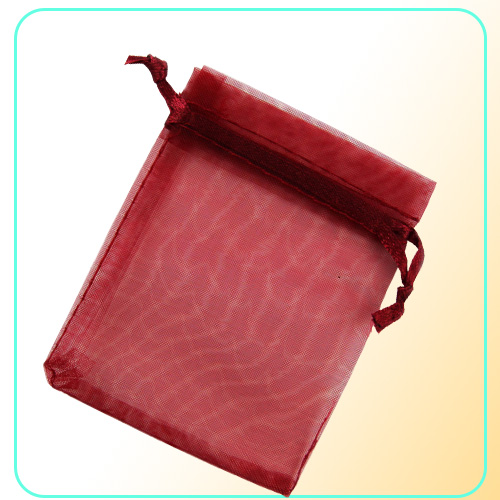 500pcs Eyelash Organza Drawstring Pouches Jewelry Party Wedding Favor Gift Bags 7 x 9 cm28 x 35 inches