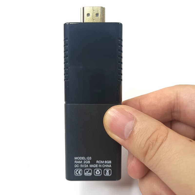 TV Stick Android 10.0 TV Box Wifi 4K HDR Android TV Dongle Quad Core 64 bit 4K HDR Model QXH313 TVD