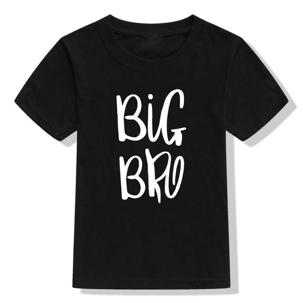 Family Matching Outfits 1pcs Big Bro Lil Bro Boy Sibling Family Matching T-shirt Newborn Toddler Romper Big Brother Little Brother Sibling Outfits R23