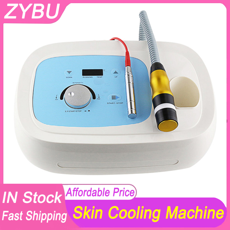 New 2 in 1 EMS Fat Frozen Skin Cold Needle-free Mesotherapy Machine Portable Electroporation Hot and Cold Facial Rejuvenation Anti Aging Wrinkle Remov