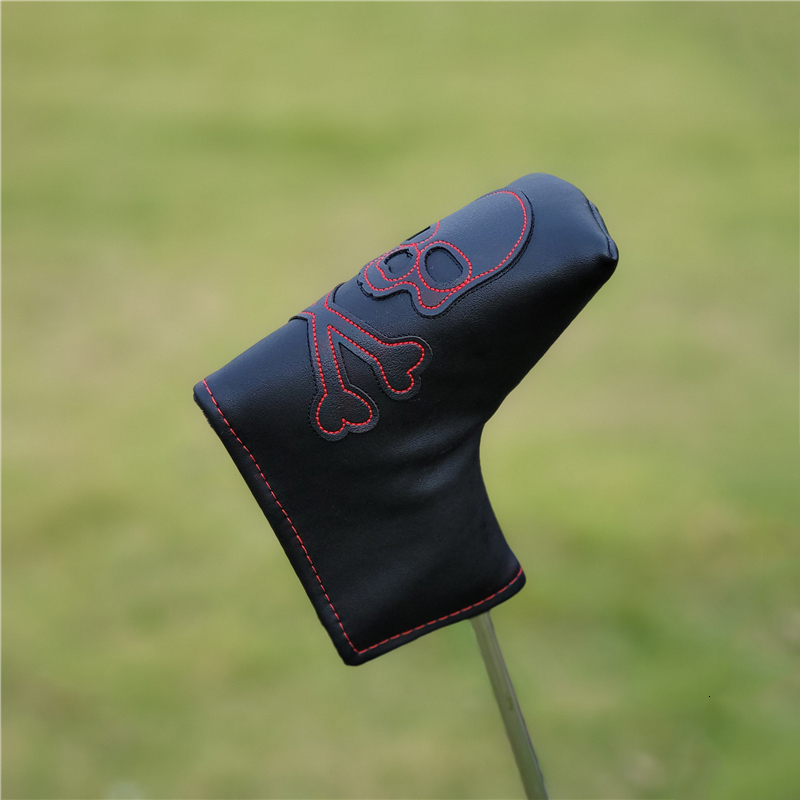 Other Golf Products Many Styles Golf Club Head Covers Golf Putter Cover for Putter PU Leather Blade Putter Headcover with Magnetic or Velco 230811