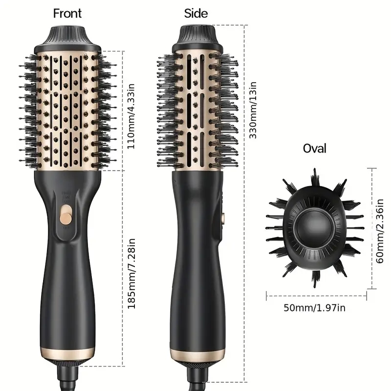 Aluminum Ceramic Oil Material Coating Electric Hair Straightener Brush Comb Wholesale Straightener Comb