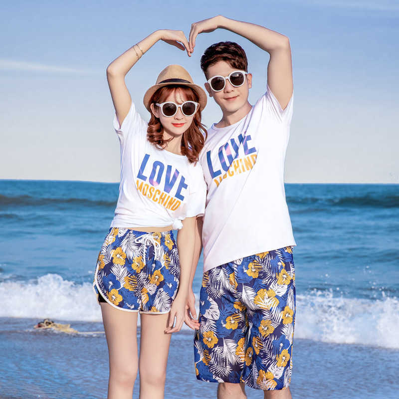 Family Matching Outfits Family Matching Outfits Summer Beach Mum Daughter Dad Son CottonT-shirt Shorts Holiday Matching Couple Clothes R230810