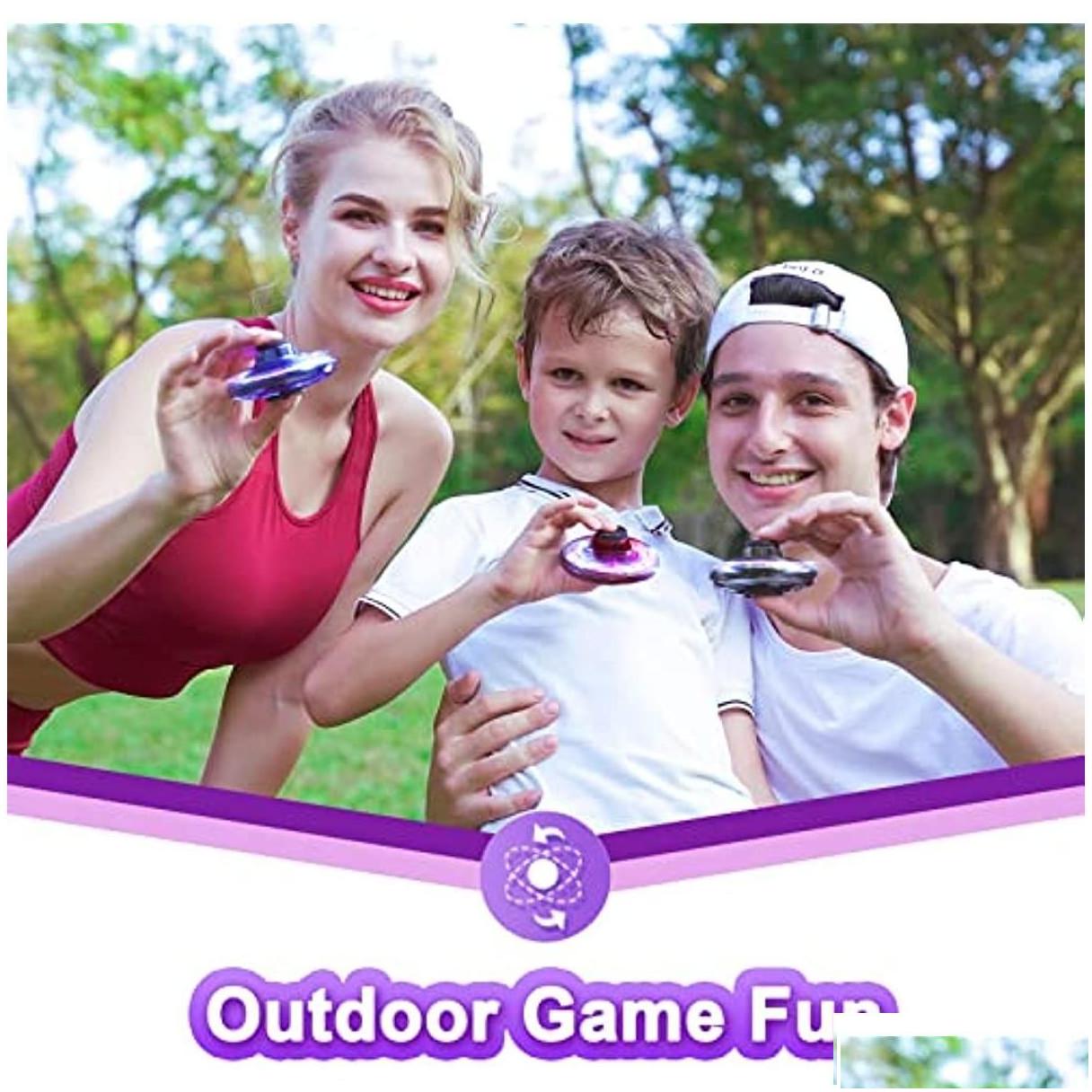 Magic Balls Fidget Flying Spinner Toys With Lights Hand Operated Mini Drones For Kids Ufo Indoor Outdoor Game Fun Things Cool Stuff Dr Dhlo4