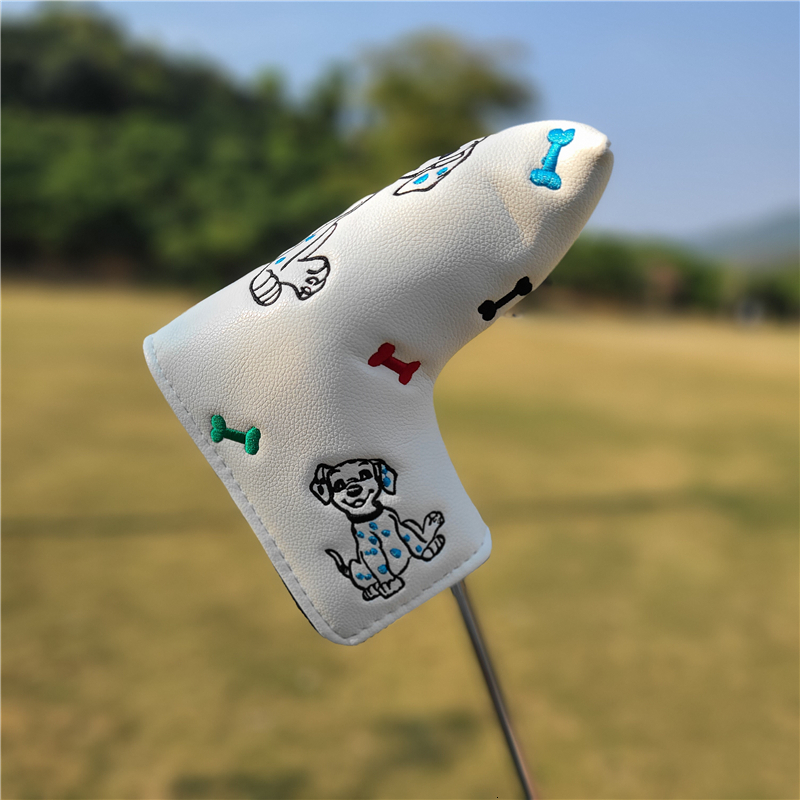 Other Golf Products Many Styles Golf Club Head Covers Golf Putter Cover for Putter PU Leather Blade Putter Headcover with Magnetic or Velco 230811