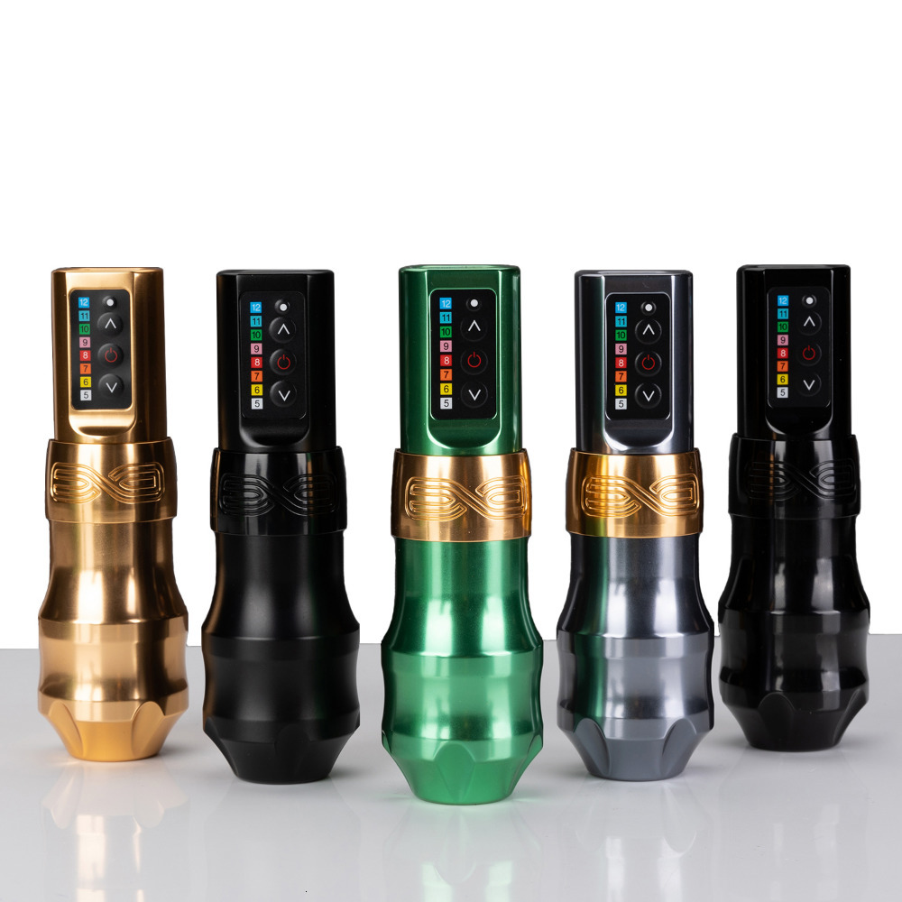 Tattoo Machine EXO Tattoo Machine Kit Powerful Coreless Motor 2400mAh Lithium Battery Professional PMU Rotary Tattoo Pen 230811