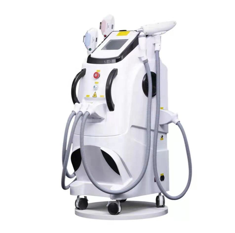 POWERFUL Q switch nd yag laser picosecond Multifunctional 4 in 1 rf ipl opt hair removal permanent ice cooling tattoo removal machine