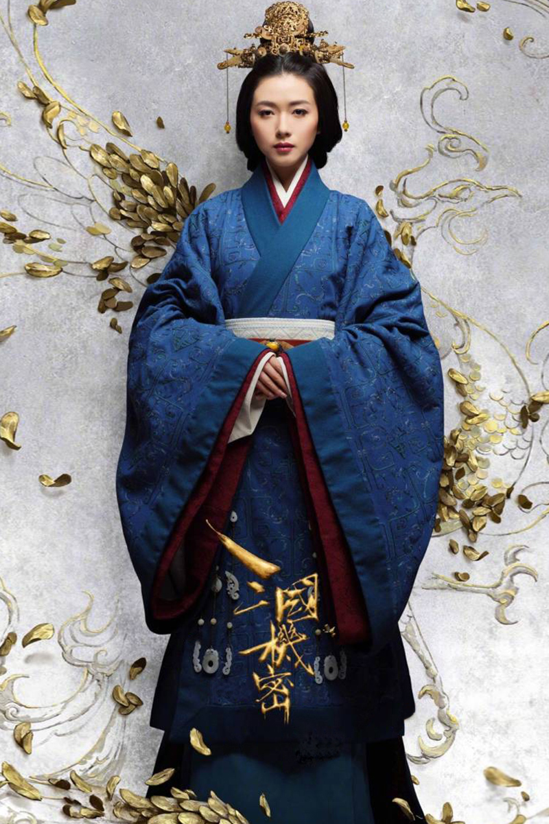 Film TV Trend Ancient Costume Three Kingdoms Secret Same Style Hanfu Qin Dynasty Women Cotton Hemp Queen Performance Garment