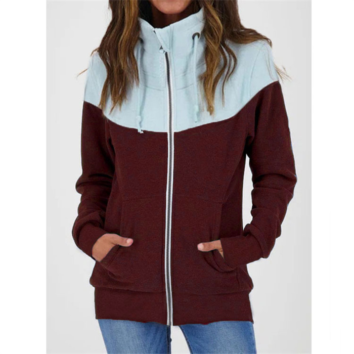 Womens Hooded Jacket Long Sleeves Outfit Solid Color Pockets Gym Jackets Shaping Waist Tight Fitness Jogger Outfit Sportswear For Lady