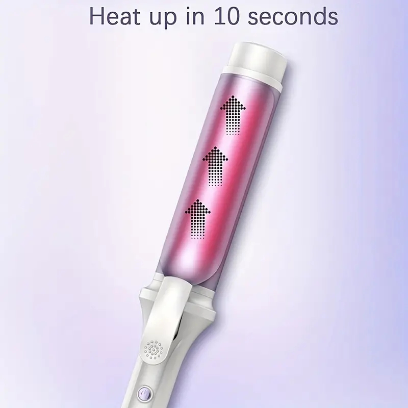 Get Salon-Quality Curls with SONOFLY 40mm Negative Ion Ceramic Hair Curler - 3 Temperatures & Fast Heating!