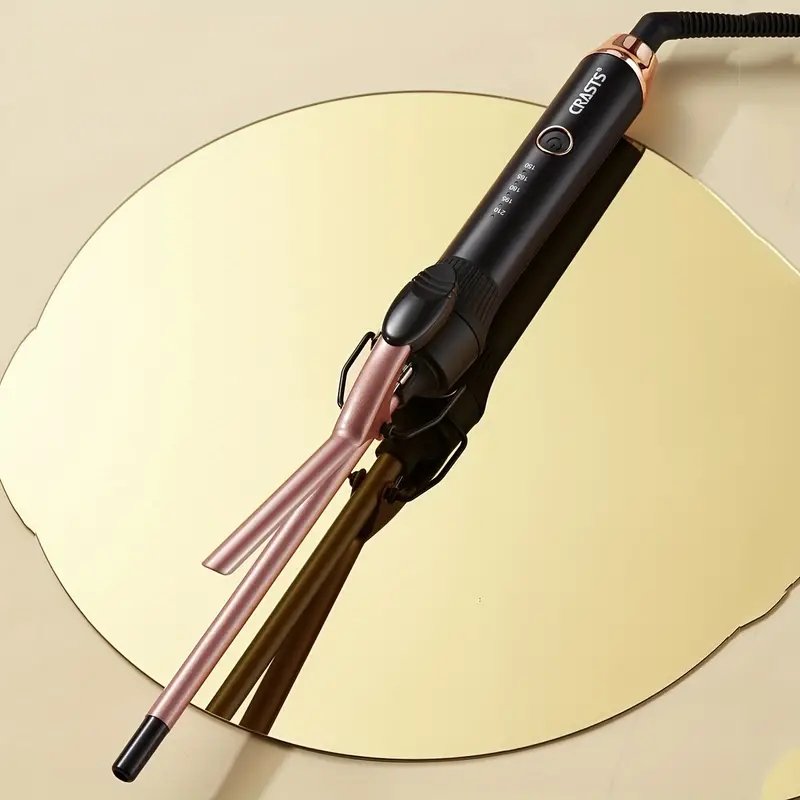 Professional Hair Curling Iron - 9mm Tong for Short or Long Hair - Create Stunning Curls and Waves