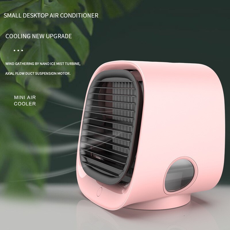 Other Home Garden Mini Air Cooler USB Desktop Home Office Air Conditioner Fan Portable Air Cooler 230812