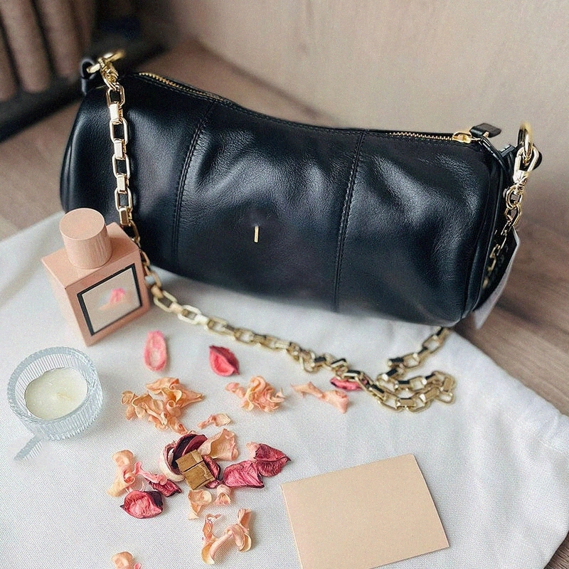2023 manu atelier cylinder Pillow bag shoulder bags womens designer leather crossbody bag arrow handbags D36r#