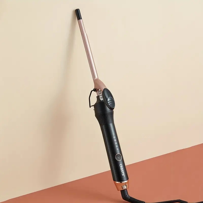 Professional Hair Curling Iron - 9mm Tong for Short or Long Hair - Create Stunning Curls and Waves