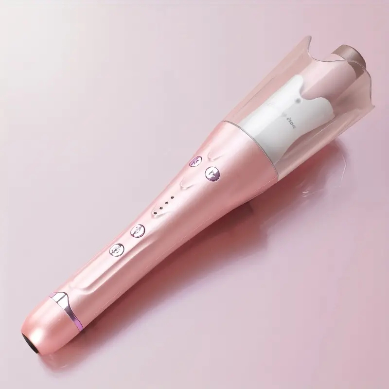 Portable Automatic Curling Stick with Negative Ion Perm for Big Waves & Big Curly Bangs - Small Splint Hair Curler Rotating Wand