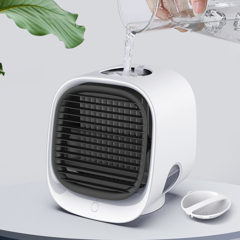 Other Home Garden Mini Air Cooler USB Desktop Home Office Air Conditioner Fan Portable Air Cooler 230812