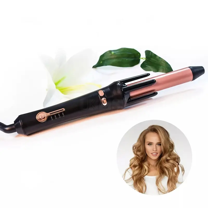 AugNymve Electric Curling Iron - Fluffy Curls with No Damage to Hair - Negative Ions for Healthy Hair