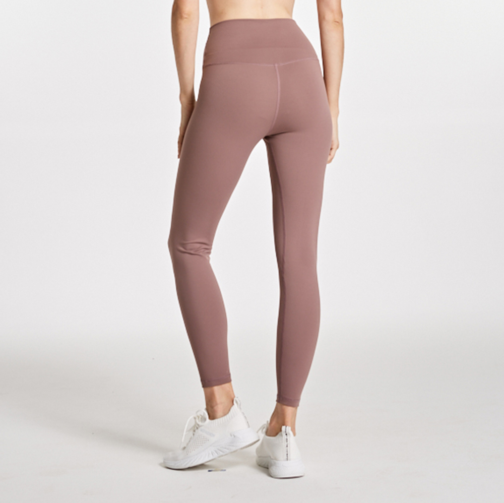 High Waist Yoga Pants Naked Comprehensive Training quick dry Lycra Fabric Sports Gym Wear Leggings Elastic Fitness Lady Outdoor Trousers A-01