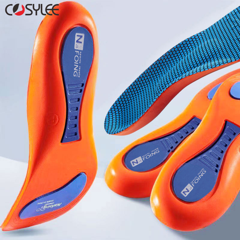Shoe Parts Accessories Ortic Insole Arch Support Flatfoot Running Insoles for Shoes Sole Orthopedic For Feet Ease Pressure 230812