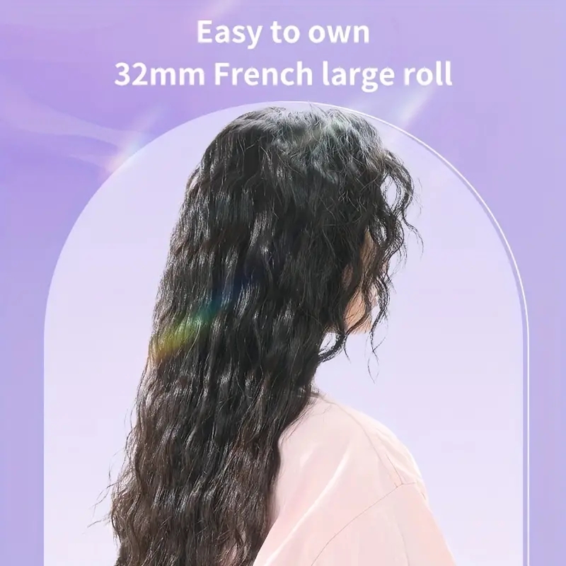 Professional Cat Paw Hair Curler - 32mm Egg Roll Hair Styler Wand for Salon-Quality Results