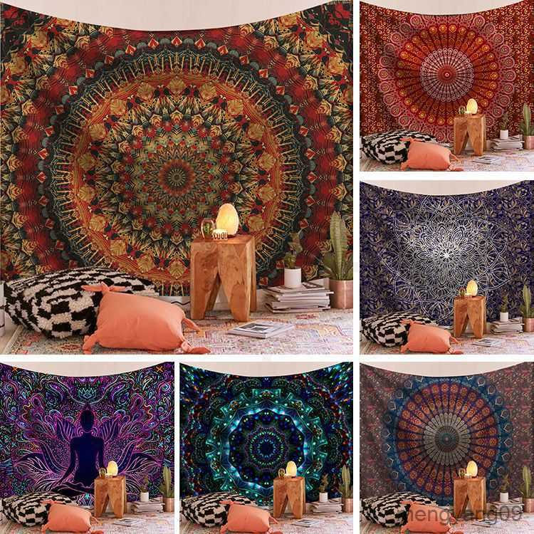 Tapestries Tapestry Wall Hanging Sandy Beach Throw Rug Blanket Camping Tent Travel Mattress Tapestries R230812