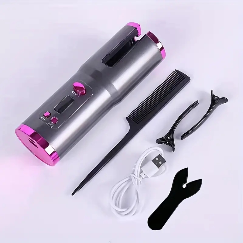 Create Big, Beautiful Waves Instantly with this USB Curling Rod Hair Curler for Women!