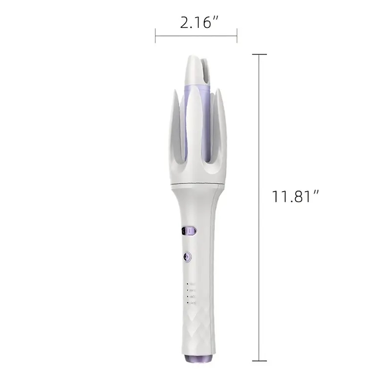4 Gear Temperature Regulation Auto Hair Curler with Anion 284°F-392°F & 60 Minute Timed Shutdown