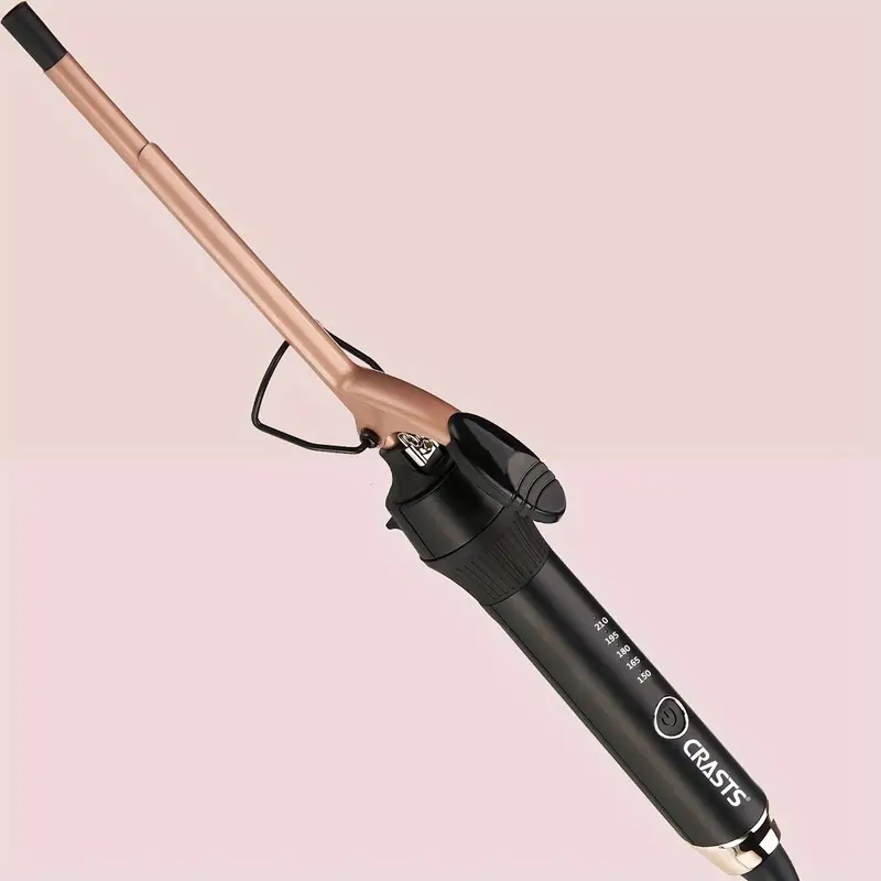 Professional Hair Curling Iron - 9mm Tong for Short or Long Hair - Create Stunning Curls and Waves